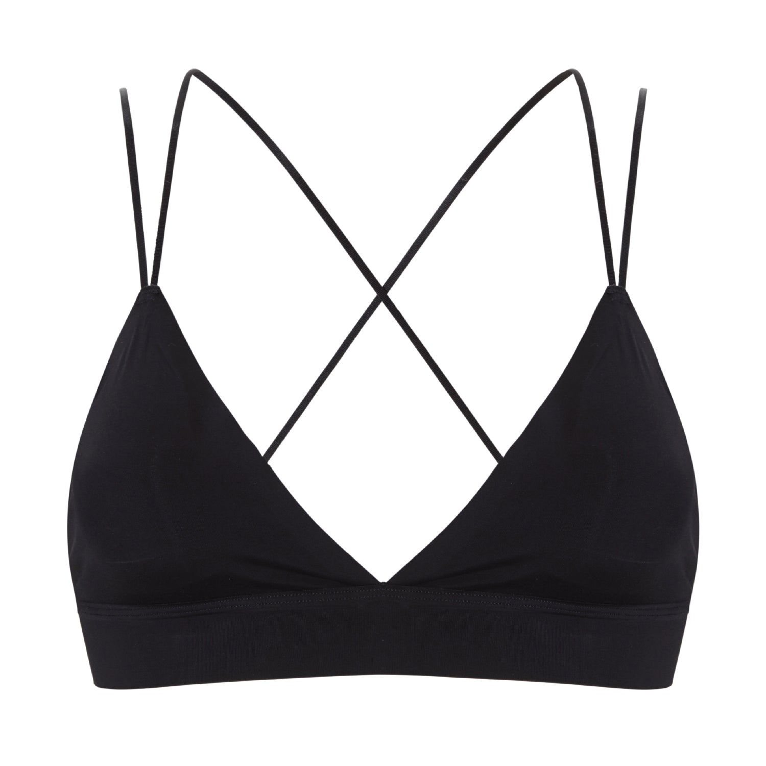 [drive:1nQ8sQvHA7iNI2bDefjUb6lQdtD6zwwZs:46BR Dream Bralette_1500x1500px_Black] XS / Black