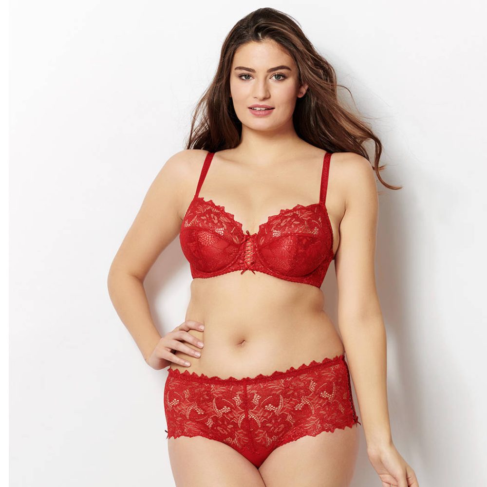 Sans Complexe Arum Wired Bra with Shiny Lace Thread