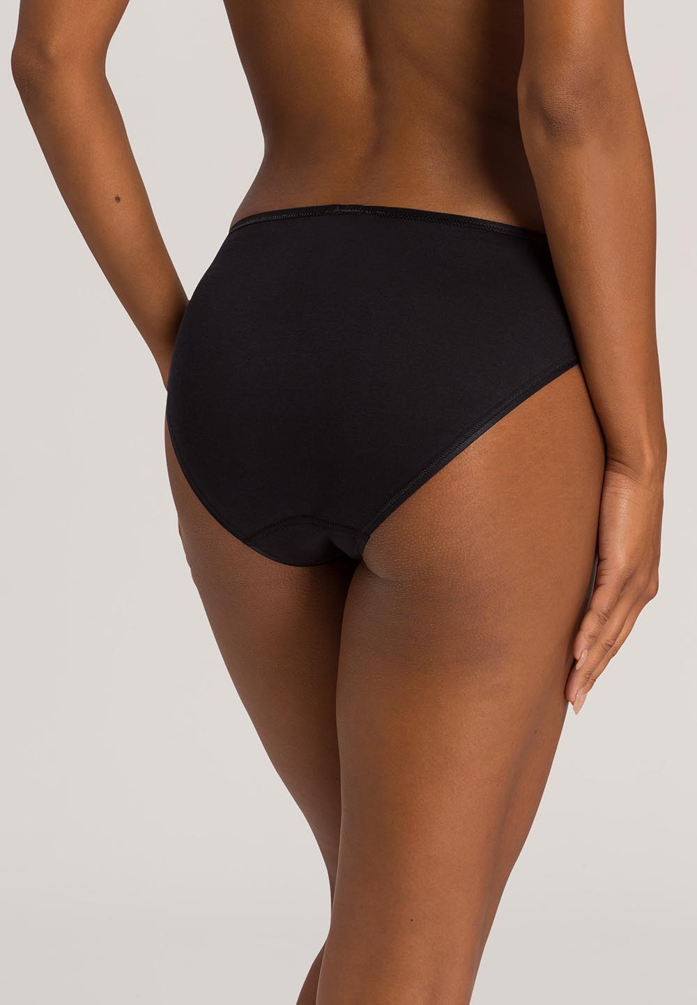 Hanro Cotton Seamless Hi-cut Full Brief