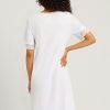 HANRO Short Sleeve Nightdress white back Inner Secrets Lingerie